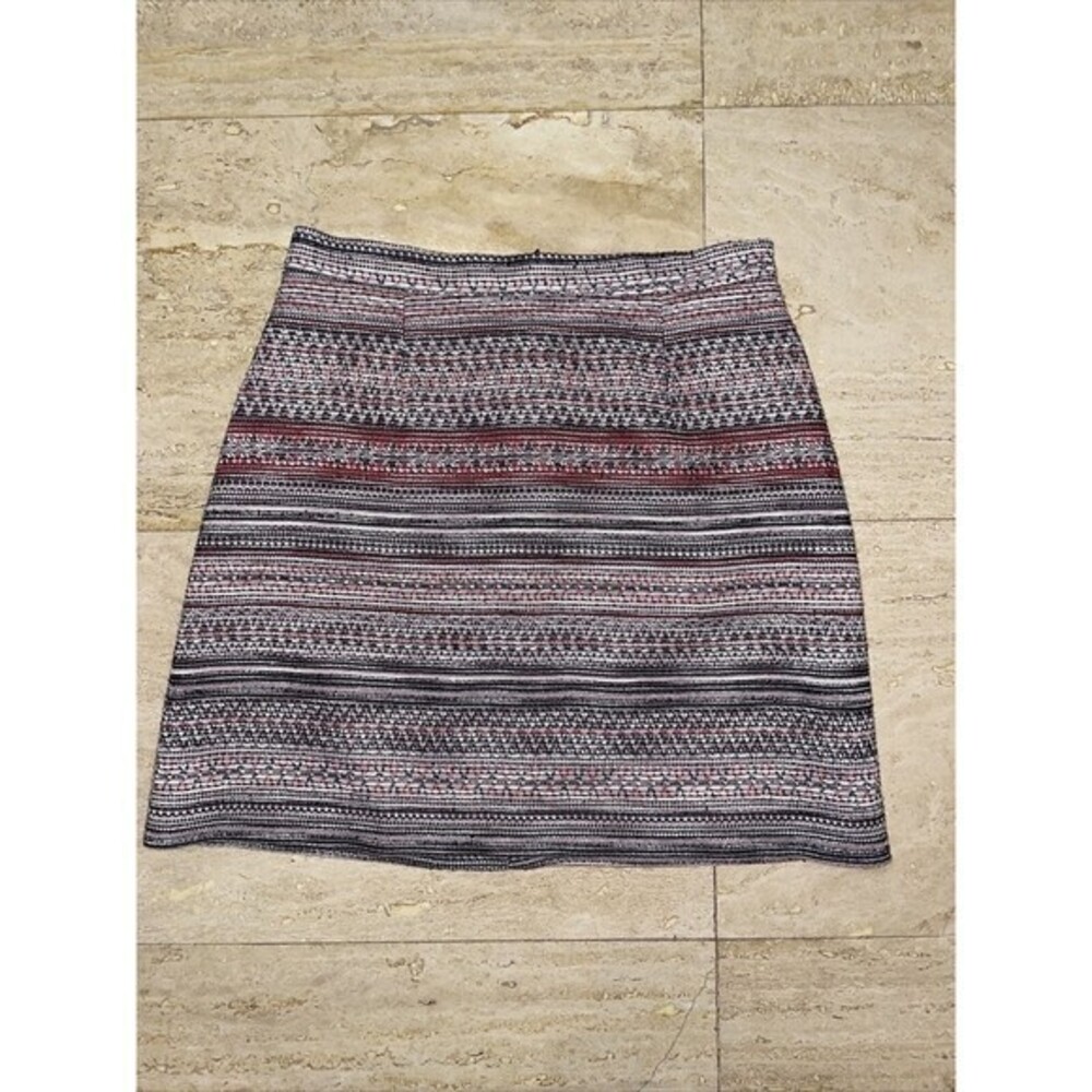Saks‎ Fifth Avenue Tweed Knit Skirt Size M Made In USA